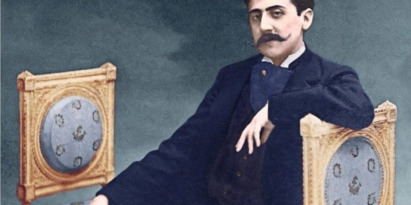  Paris tourist office painting of Marcel Proust